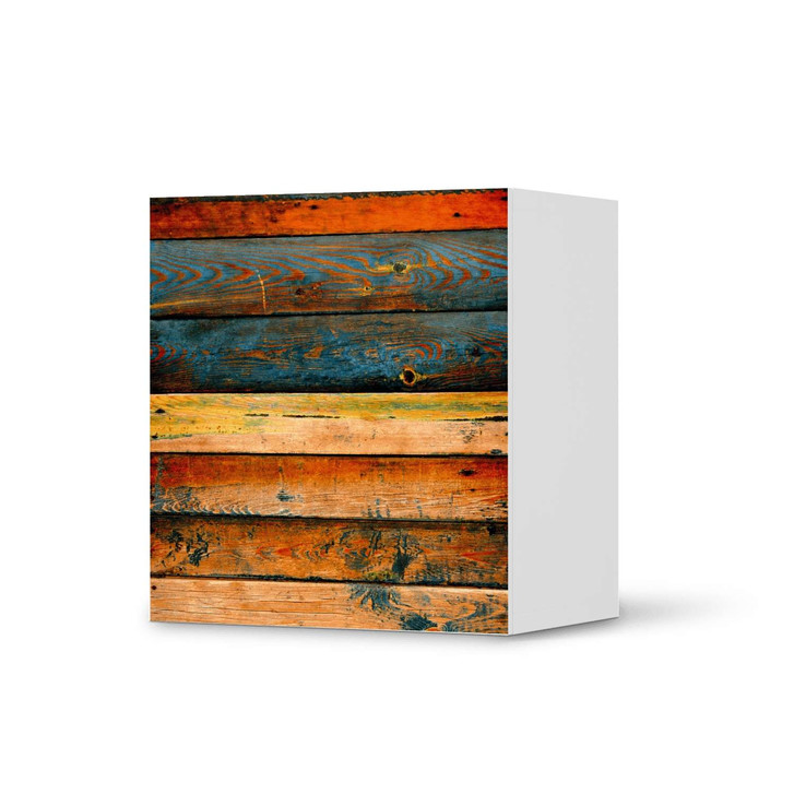 Klebefolie IKEA Besta Regal 1 Türe - Wooden - CR109252