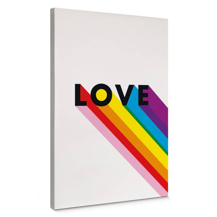 Leinwandbild LGBTQIA& Love Regenbogen - WA403724