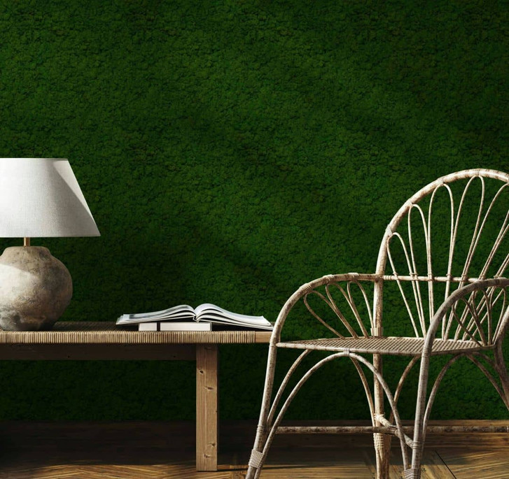 Vliestapete Grün Floral für Wohnzimmer Küche Büro marburg Tapete - WA450645