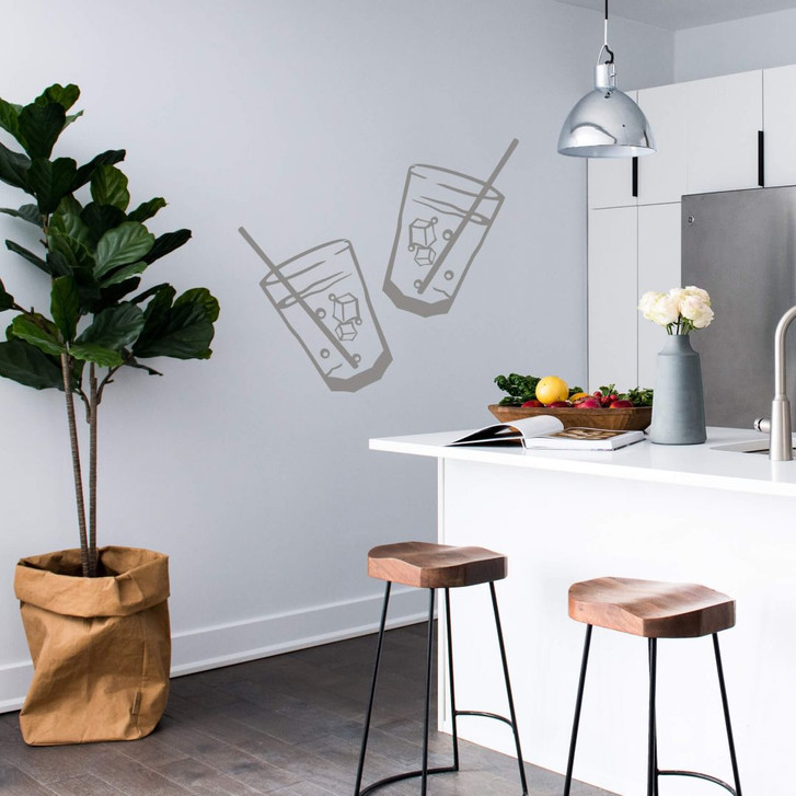 Wandtattoo Cocktailglas - WA207684