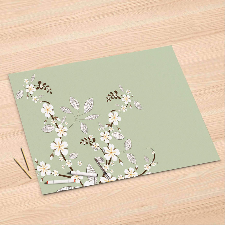 Folienbogen (120x80cm) - White Blossoms - CR106528