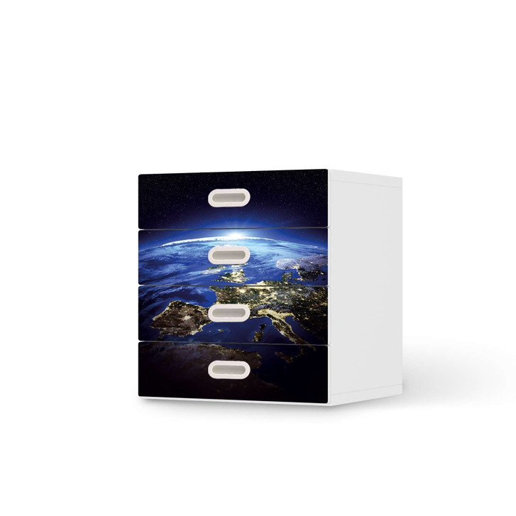 Klebefolie IKEA Stuva / Fritids Kommode - 4 Schubladen - Earth View - CR111975