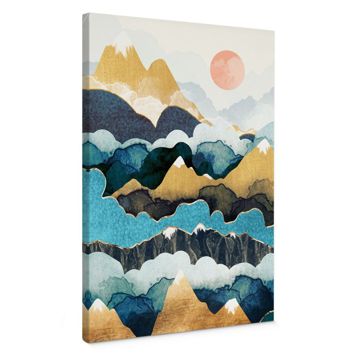 Leinwandbild Berggipfel über den Wolken - SpaceFrog Designs - WA426772