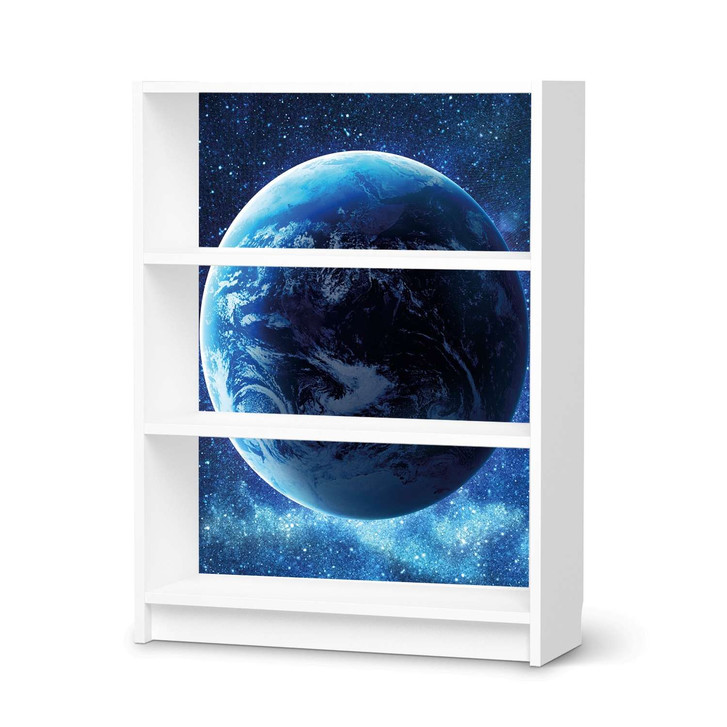 Möbelfolie IKEA Billy Regal 3 Fächer - Planet Blue - CR114451