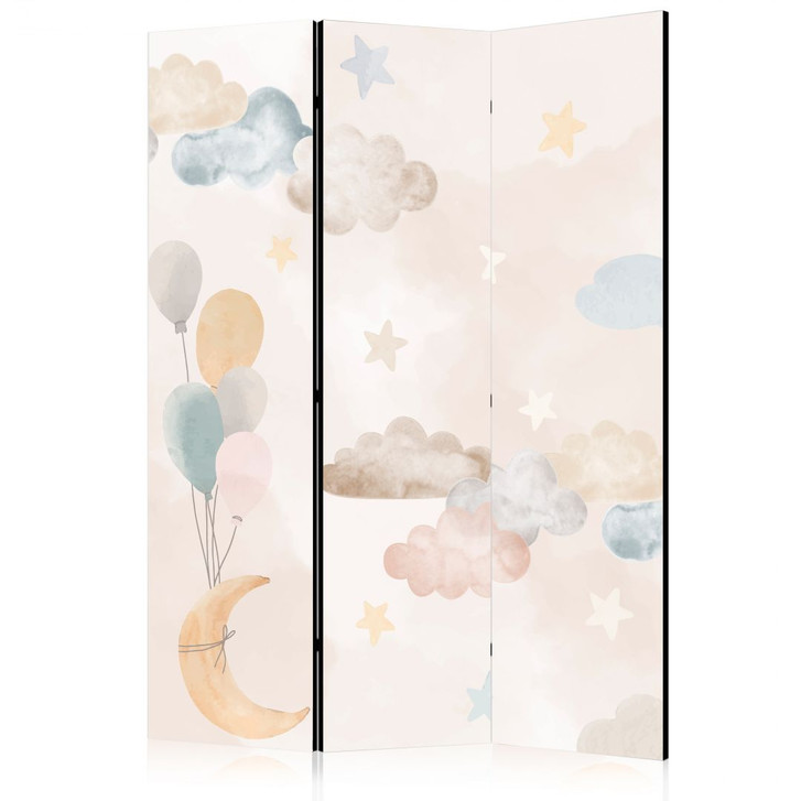 Paravent, Raumteiler freistehend, Trennwand - Fairy-Tale Moon - WA442038