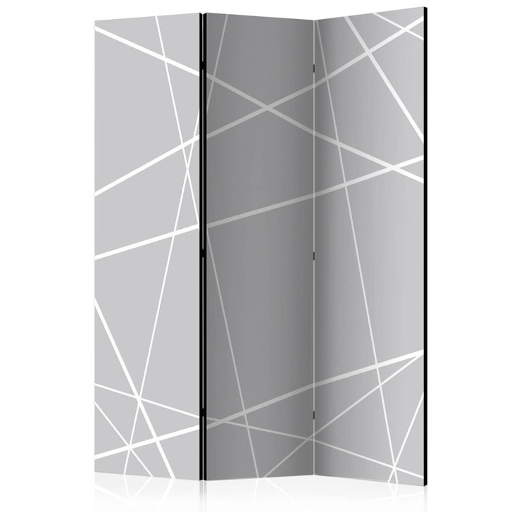 Paravent, Raumteiler freistehend, Trennwand - Modernes Spinnennetz - WA453030