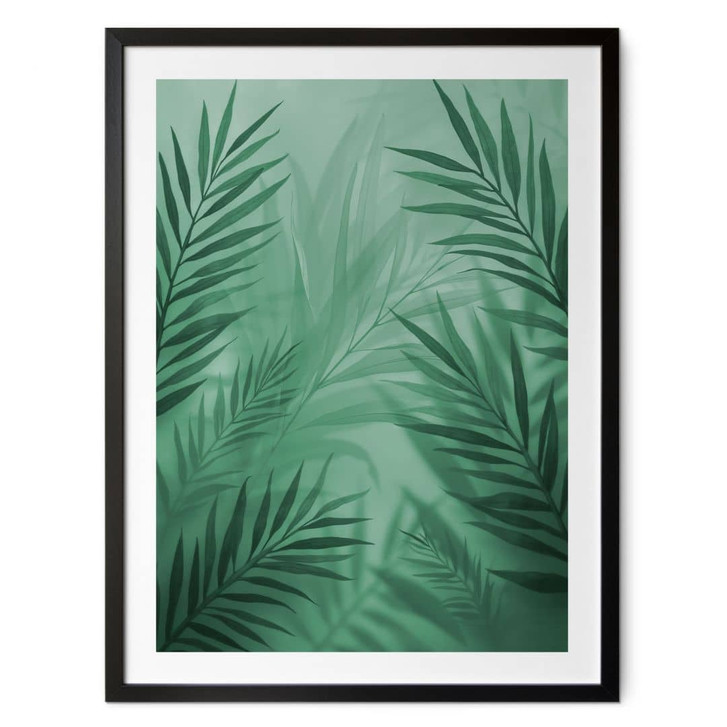 Poster Grüne Palmenblätter - WA451751