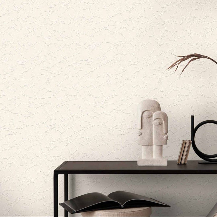 Strukturtapete Weiss überstreichbare Tapete Papier mit Struktur - WA382109