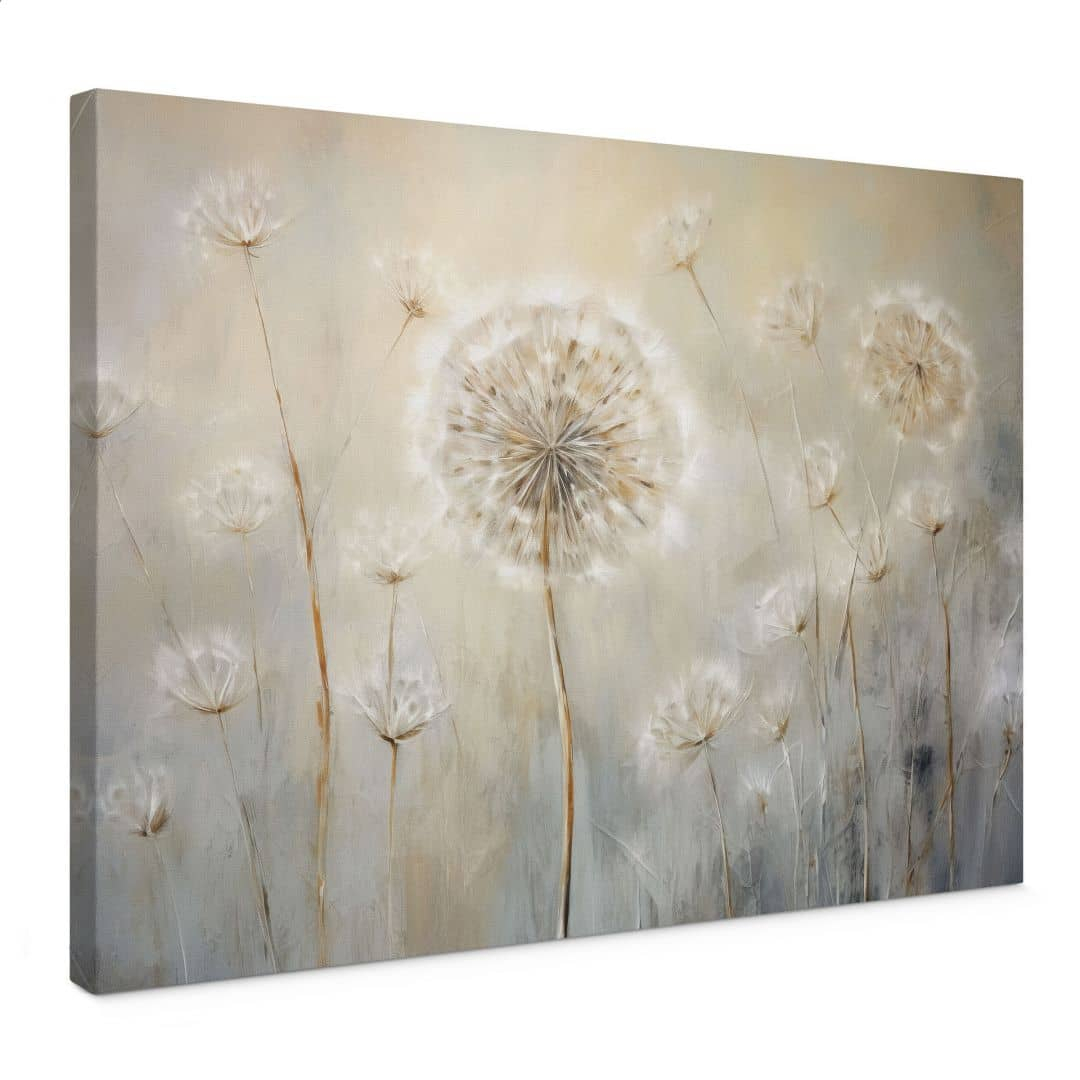 Leinwandbild Pusteblumen-Traum im Frühling - Paksoylu