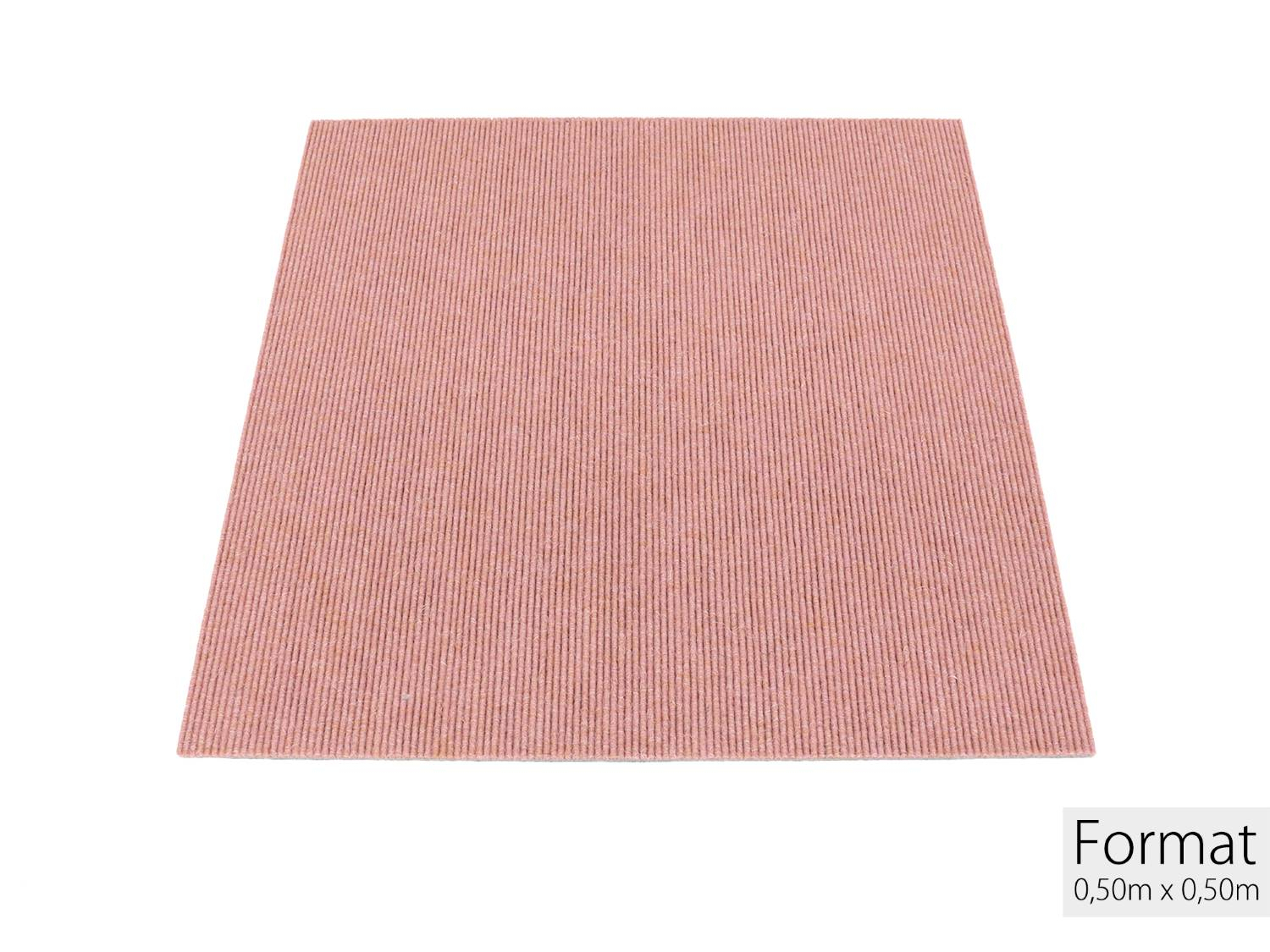 tretford Interlife Teppichfliese Teppichfliesen in 588 rosa