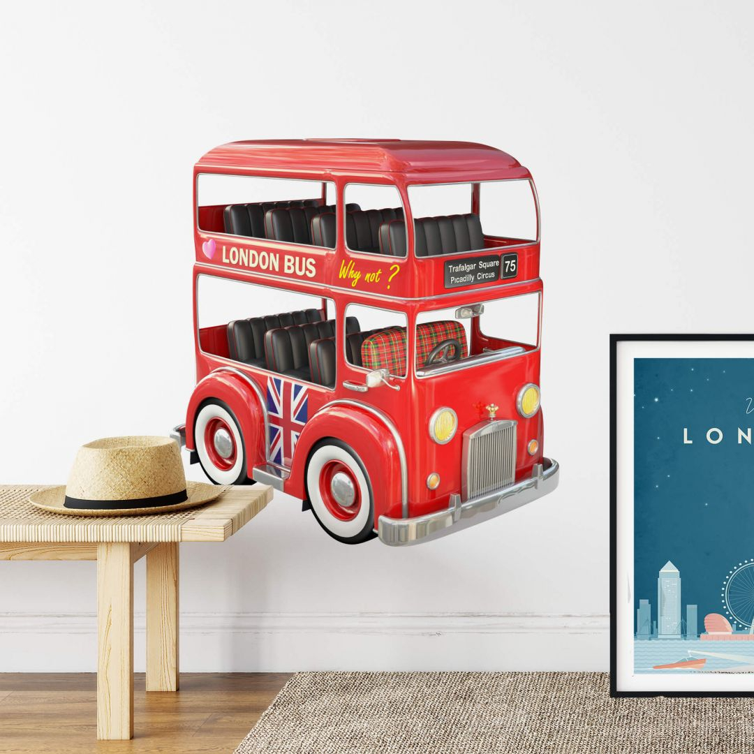 Wandtattoo Agullo - London Bus