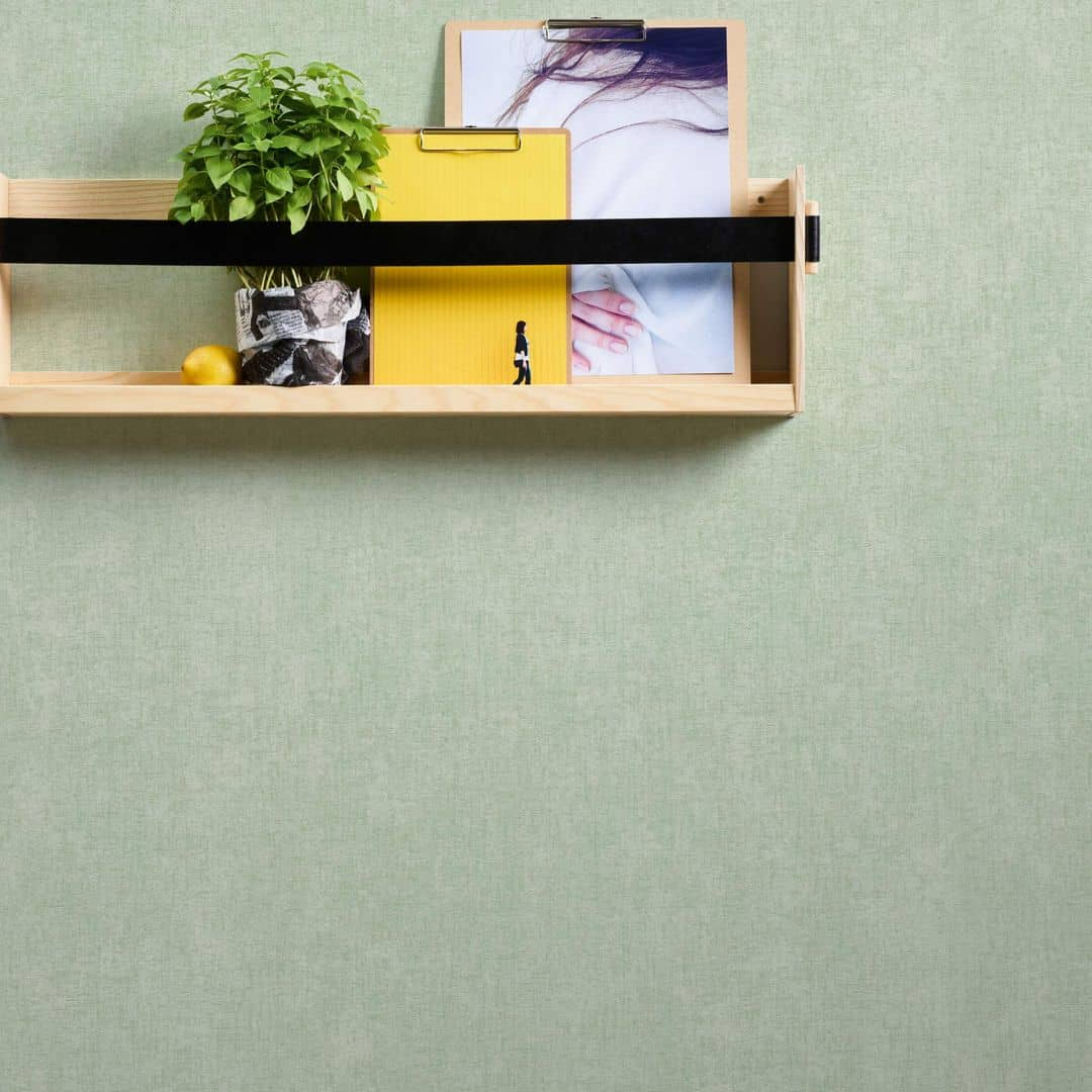 A.S. Création Unitapete #Hygge Vliestapete einfarbig grün