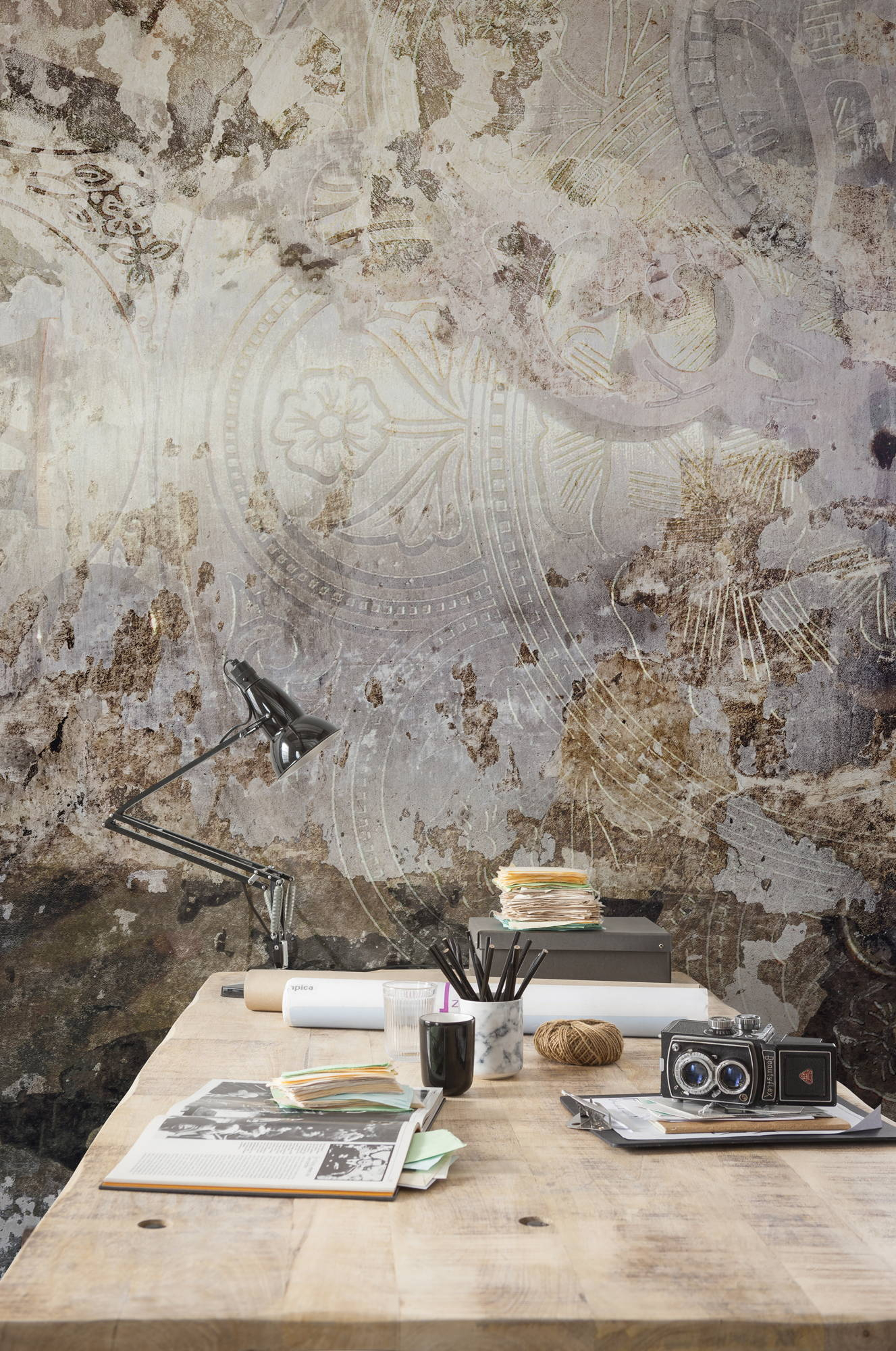 Sonderanfertigung Exklusive Vliestapete Time