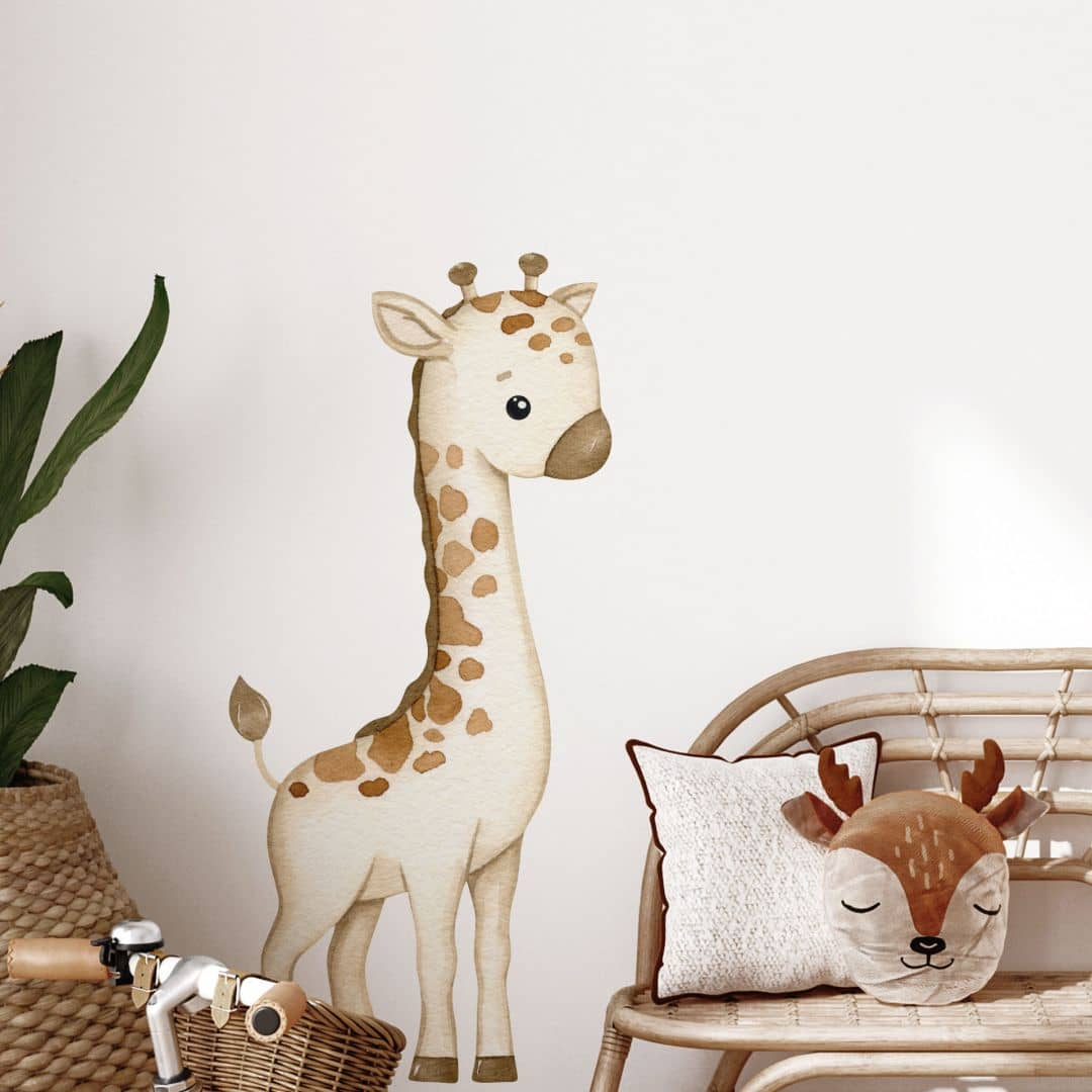 Wandtattoo Baby Giraffe