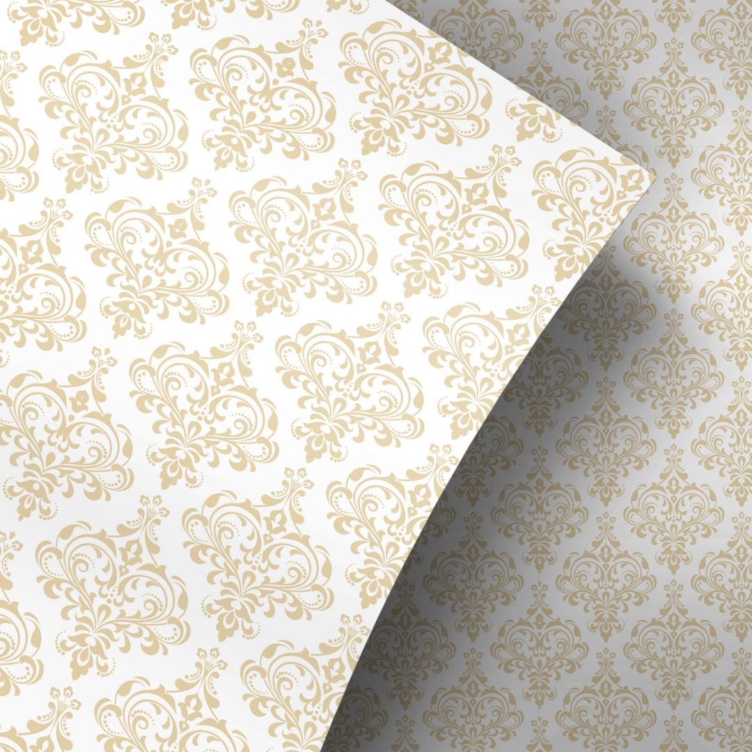 Selbstklebende Möbelfolie Barock-Ornamente – Silber-graue Dekorfolie Für Möbel & Türen (67x200 Cm)