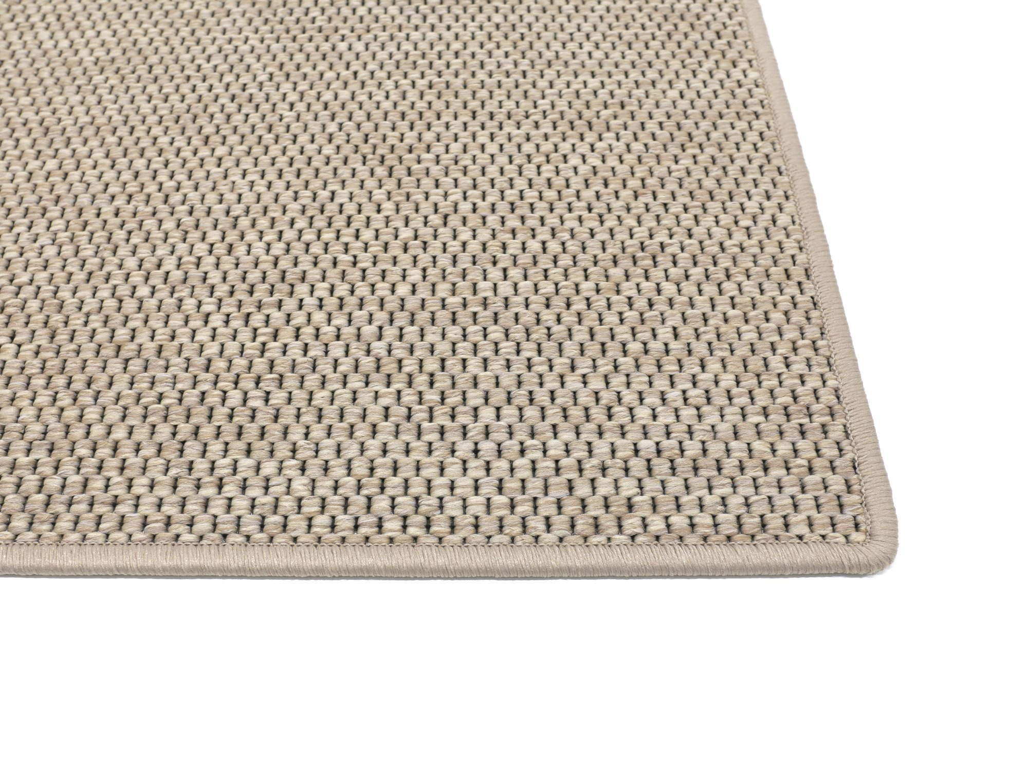 Turania Kettelteppich Rechteck Wunschmass in Sand