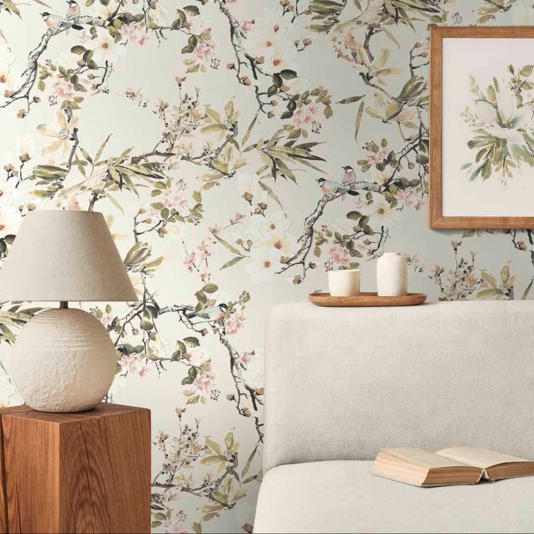 Michalsky Living Vliestapete Dream Again Tapete floral creme, beige, grün