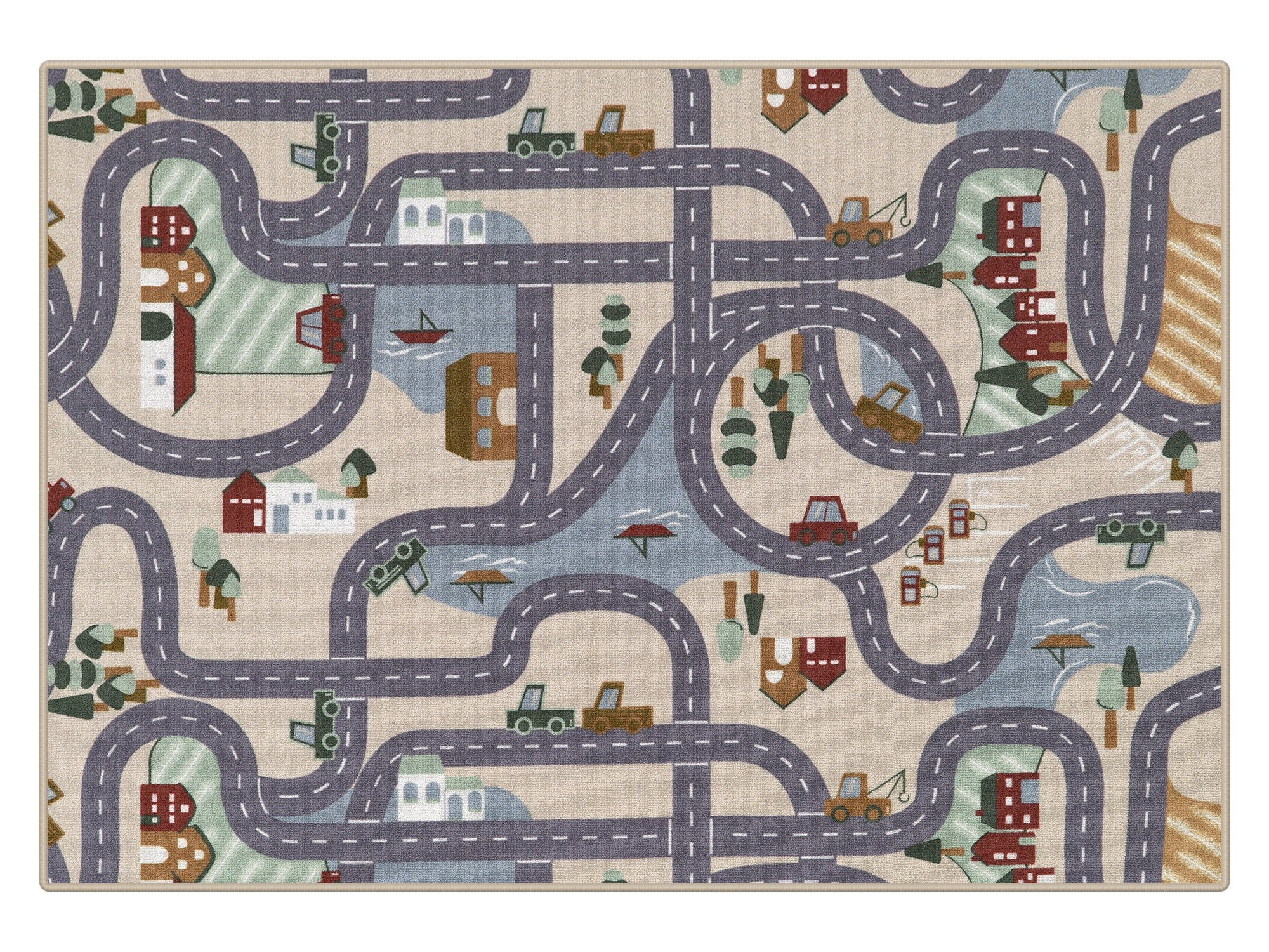 Country Kinderteppich 90 x 200 cm