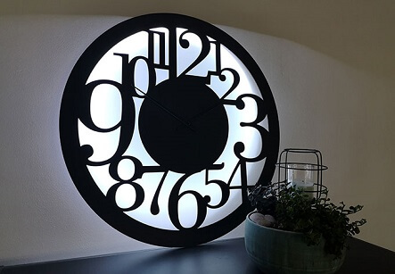 LED-Leuchtdeko (Ø 50 / 70 cm) - Lichtstreuung nach innen